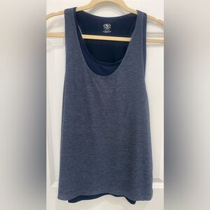 Athletic Works Dark Blue Activewear Tank